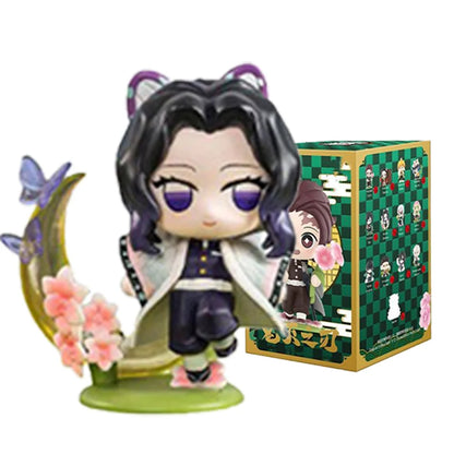 Demon Slayer Tanjiro Kamado & Nezuko Collectible Figure Blind Box - Official Bandai PVC Statue