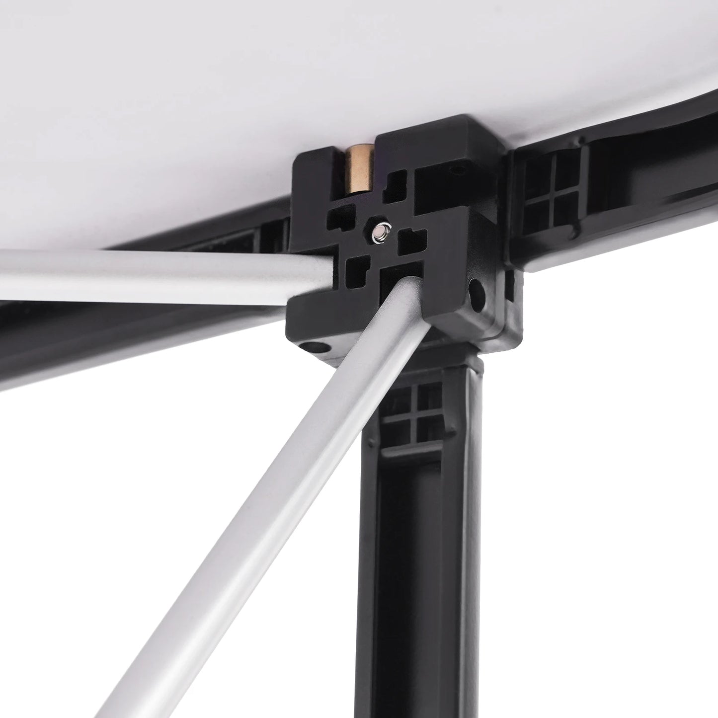 Foldable Tradeshow Table Exhibition Countertop Podium Promotion Table Office Reception Desk School Lecture Table