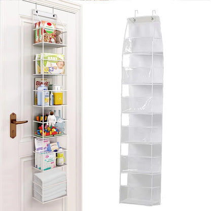 1pc 4 /6Layer Over The Door Hanging Organizer Cosmetics Wall Hanging Storage Organizerfor Nursery Bathroom Closet Bedroom Dorm