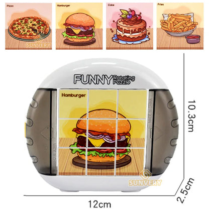 4IN1 Rotating Puzzle for Kids Fidget Toys 3 4 5 6 7 8 Year Old 4 Puzzles in 1  Fine Motor Skills, Gift for Boys & Girls Ages 3+