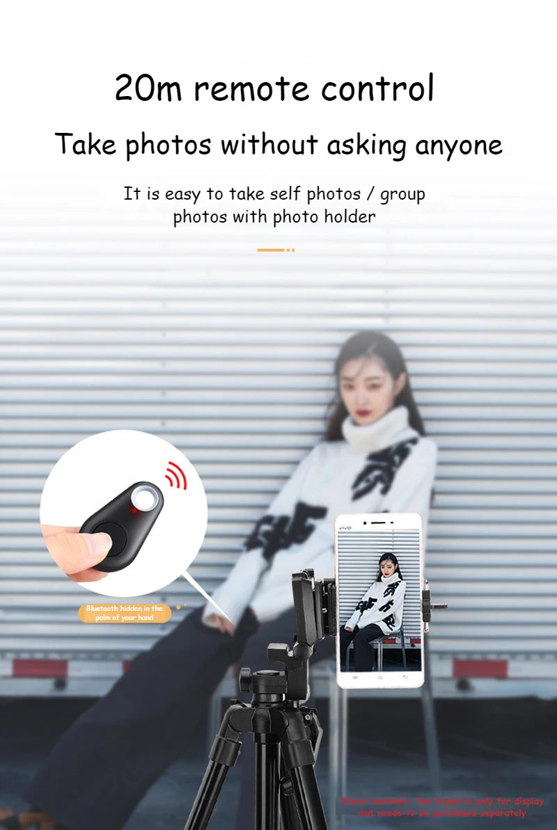 Mobile Phone Shutter Bluetooth Remote Control Selfie, Android Ios Water Drop Wireless Remote Photography, Open 20m Use Distance