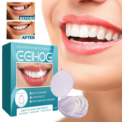 Adjustable Dentures Teeth Veneers Restoration Dentures Decorate  Clip in Veneers Teeth Enhance Aesthetic for Teeth Beauty