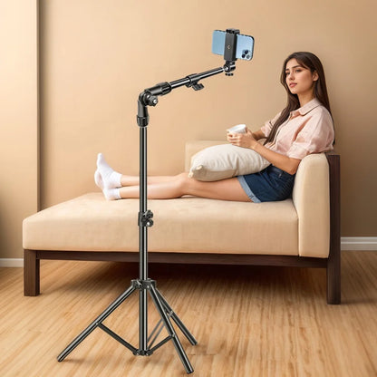 Phone Tripod Adjustable Cell Phone Tripod Stand for Filming Video Recording Live Stream