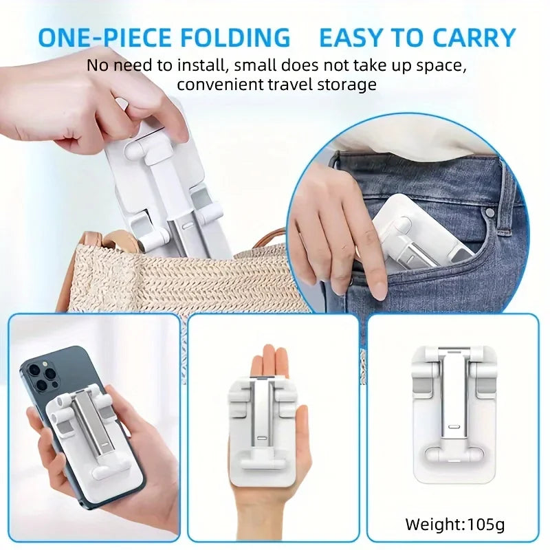 Mobile Phone Holder Stand Desktop Lazy Bedside Bracket Support Stand Foldable and Hoisting Multi-Function Telescopic Holder