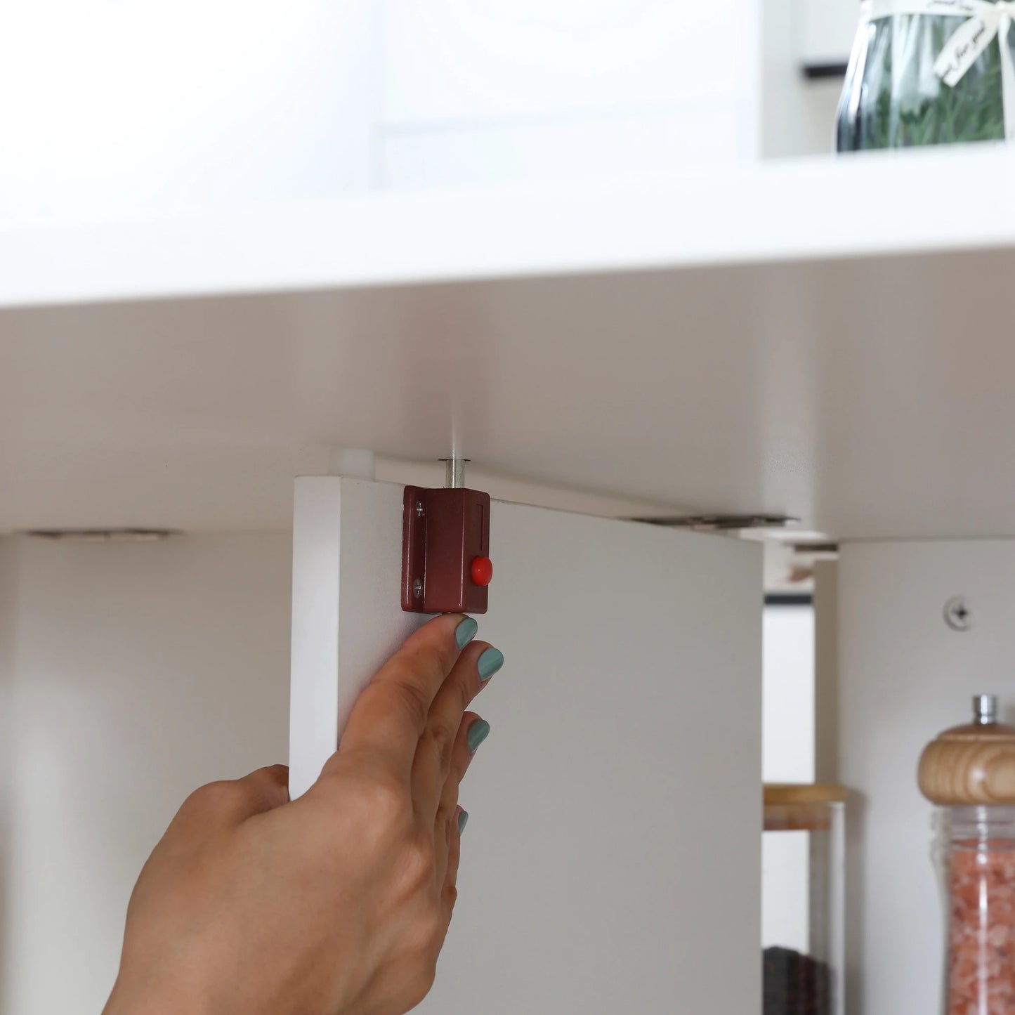 HOMCOM Mobiler Klapptisch mit 2 Rollen, Weiß