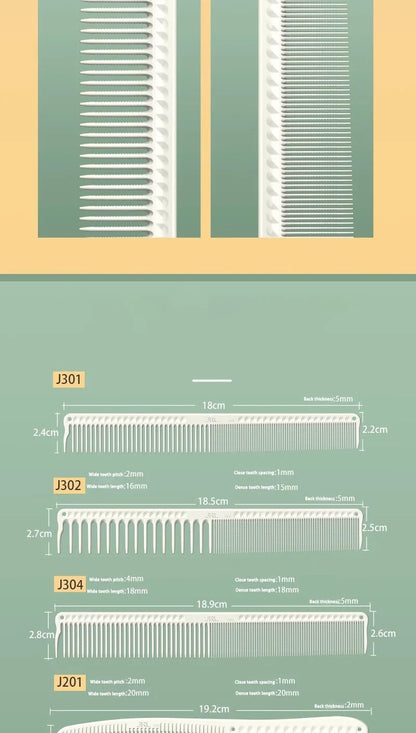 JRL Professional Barber Comb - Heat Resistant 240° Hairdressing Comb for Styling