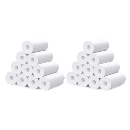Kids Camera Instant Print Refill for Kids Instant Camera Thermal Printing BPA Free,57x25mm White Non-Adhesive Photo Print Rolls
