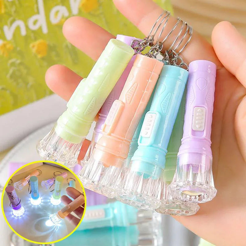 12-24PCS Candy Color Glowing Flashlight Camping Toy Birthday Party Favor Kids Gifts School Prize Wedding Gifts Guests Giveaways