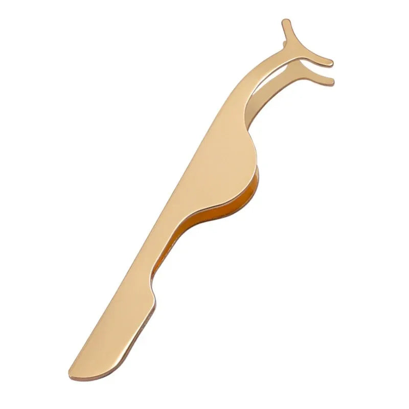 False Eyelash Tweezers Fake Eye Lash Applicator Eyelash Extension Curler Nipper Auxiliary Clip Clamp Makeup Forceps Tools supply