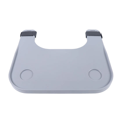 ABS Removable Wheelchair Tray Table w/2 Cup Holders Disabled Portable Lap Tray