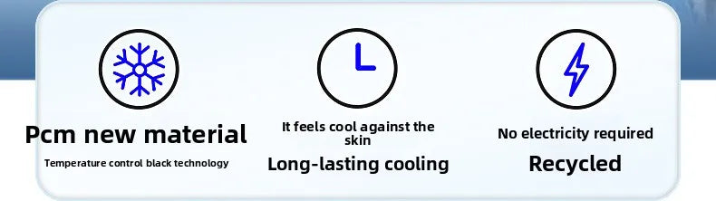Summer Cooling Ice Circle Prevent Heatstroke Cooling PCM Ice Cushion Reusable Neck Cooler ﻿Outdoor Sports Travel Cooling Ring