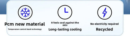 Summer Cooling Ice Circle Prevent Heatstroke Cooling PCM Ice Cushion Reusable Neck Cooler ﻿Outdoor Sports Travel Cooling Ring