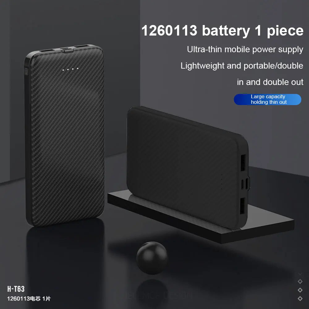 20000Mah Power Bank Pack Fast Charger 2 USB External Battery For Mobile Phone UK