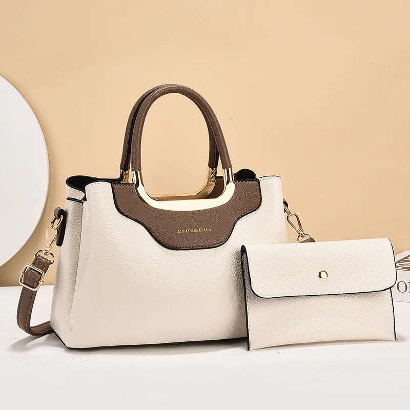 Luxury Designer Handbag 2025 - Women Leather Shoulder Bag Printed Monogram Crossbody