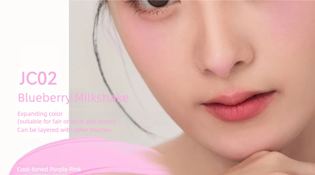 AZTK Blusher Color Face Makeup Rendering Liquid Blush JC04 Moisturizer Longlasting Beauty Expands Contracts Cheek Cosmetics