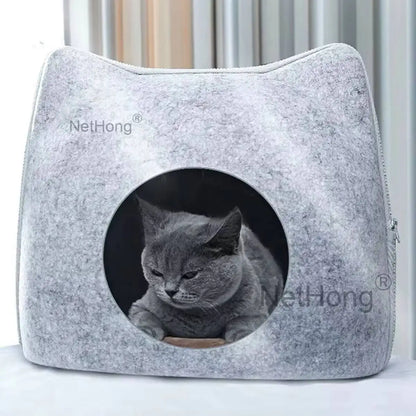 Pet Bed Stool Kitten Dog Puppy Hideaway Cat Sleeping Cave Nest House