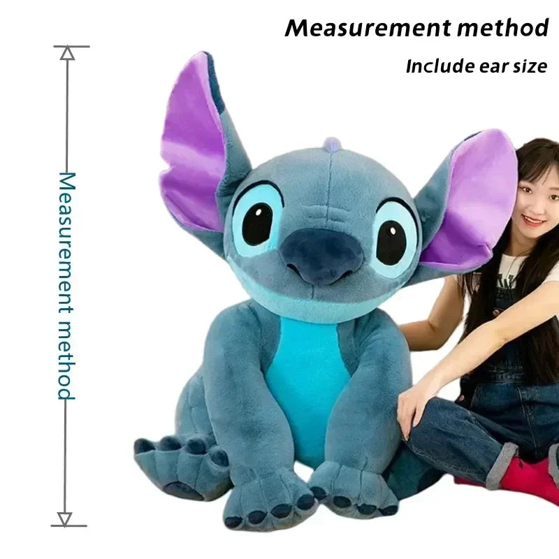 New Disney Giant Size Lilo&stitch Plush Stuffed Doll Animal Couple Cartoon Sleeping Pillow Softmaterial Toy For Christmas Gif