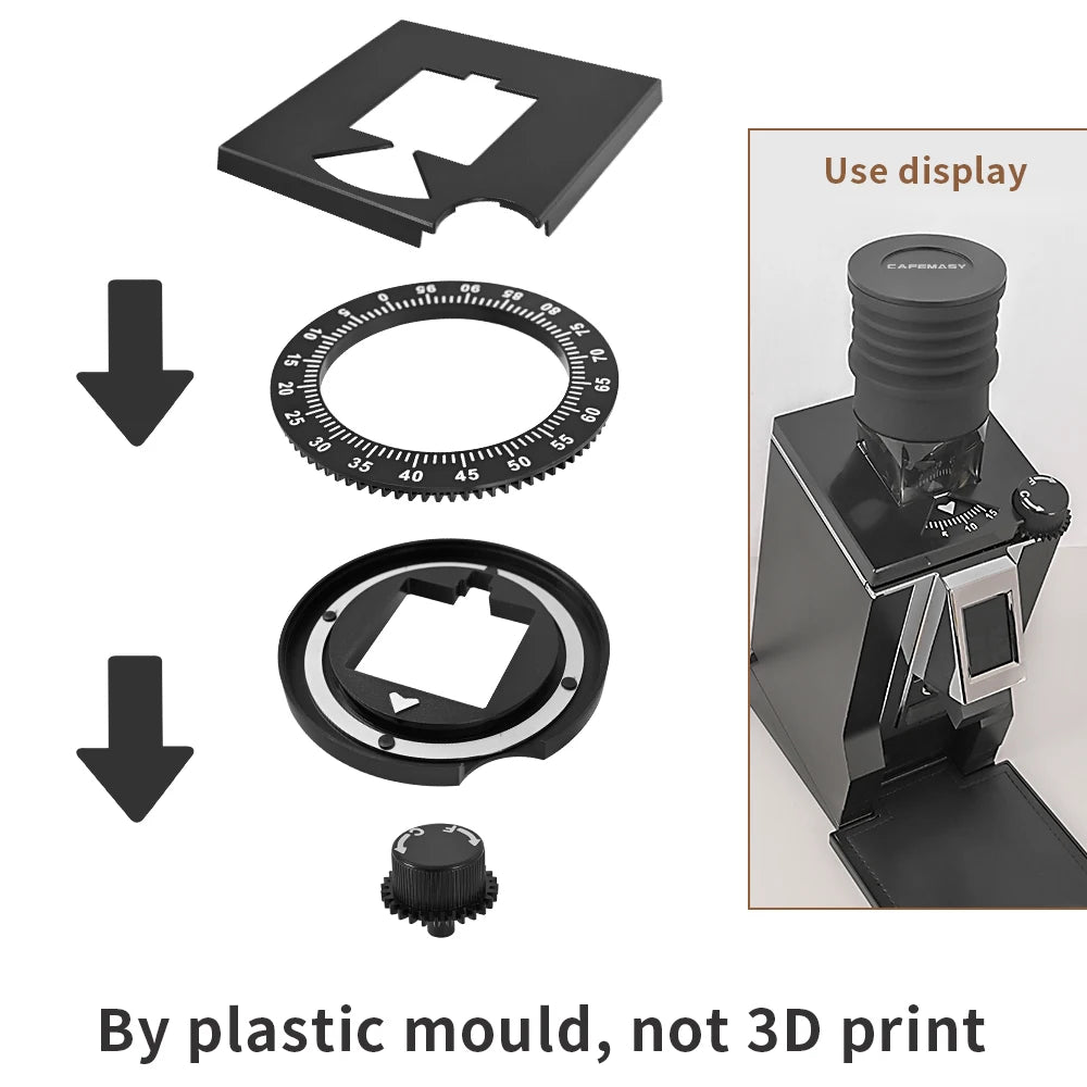 CAFEMASY Coffee Beans Grinder Single Dose Hopper Bellows For Eureka Oro Mignon Coffee Grinder Bean Bin Blowing Cleaning Tools