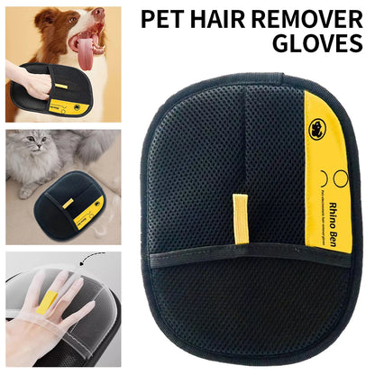 New Pet Grooming Gloves Static Dedusting Brush Pet Hair Remover Brush Removing Dog Cat Hair From Sofa Carpet Clothes