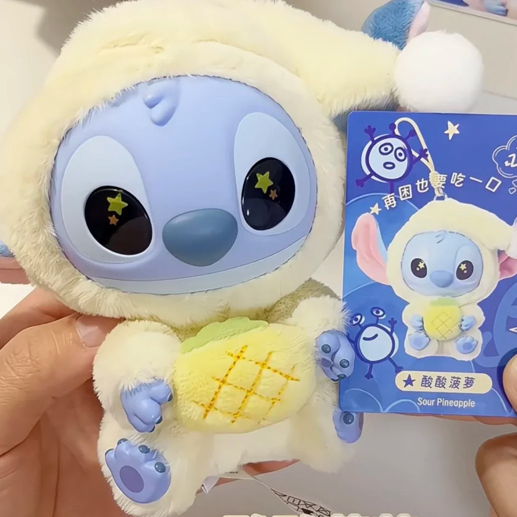 New Stitch Eat Some Thing Before Sleep Series Vinyl Blind Box Bag plush Pendant Cute Doll Mystery Box Toy Adult Birthday Gift