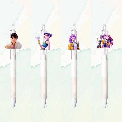 Demon Hunters Gel Pen Kpop Pen Hunter Ballpoint Pen Party Favors for Guest School Office Stationery Supplies Writing Tools
