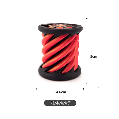 3D Printed Spiral Cone Toys Impossible Pyramid Passthrough Sculpture Pass Through Pyramid Fidget Toy Stress Relief Screw Toys