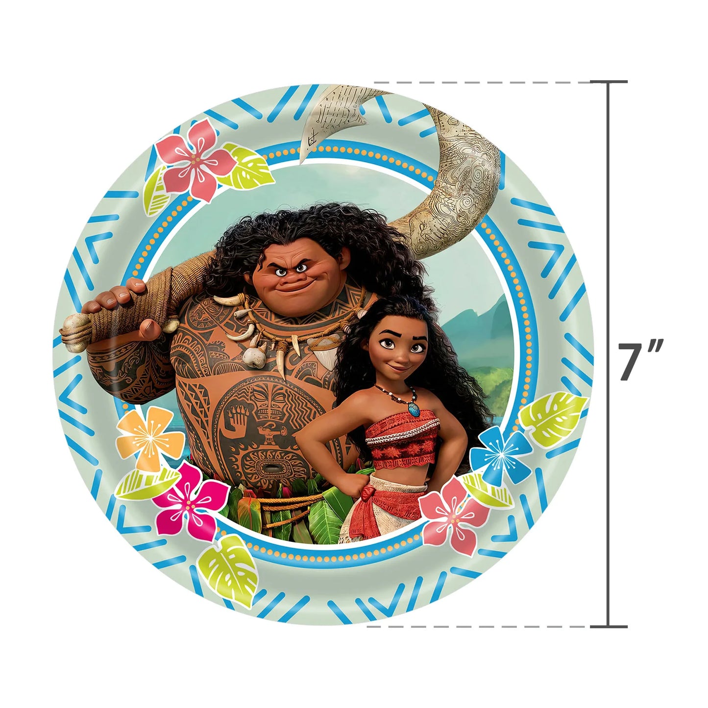 Disney Moana Birthday Decoration Tableware Cup Plate Backdrop Banner Kit Vaiana Moana Theme Happy Party Deco Balloons Supply Set