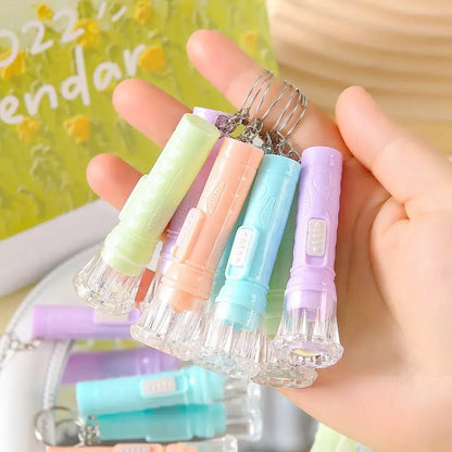 12-24PCS Candy Color Glowing Flashlight Camping Toy Birthday Party Favor Kids Gifts School Prize Wedding Gifts Guests Giveaways