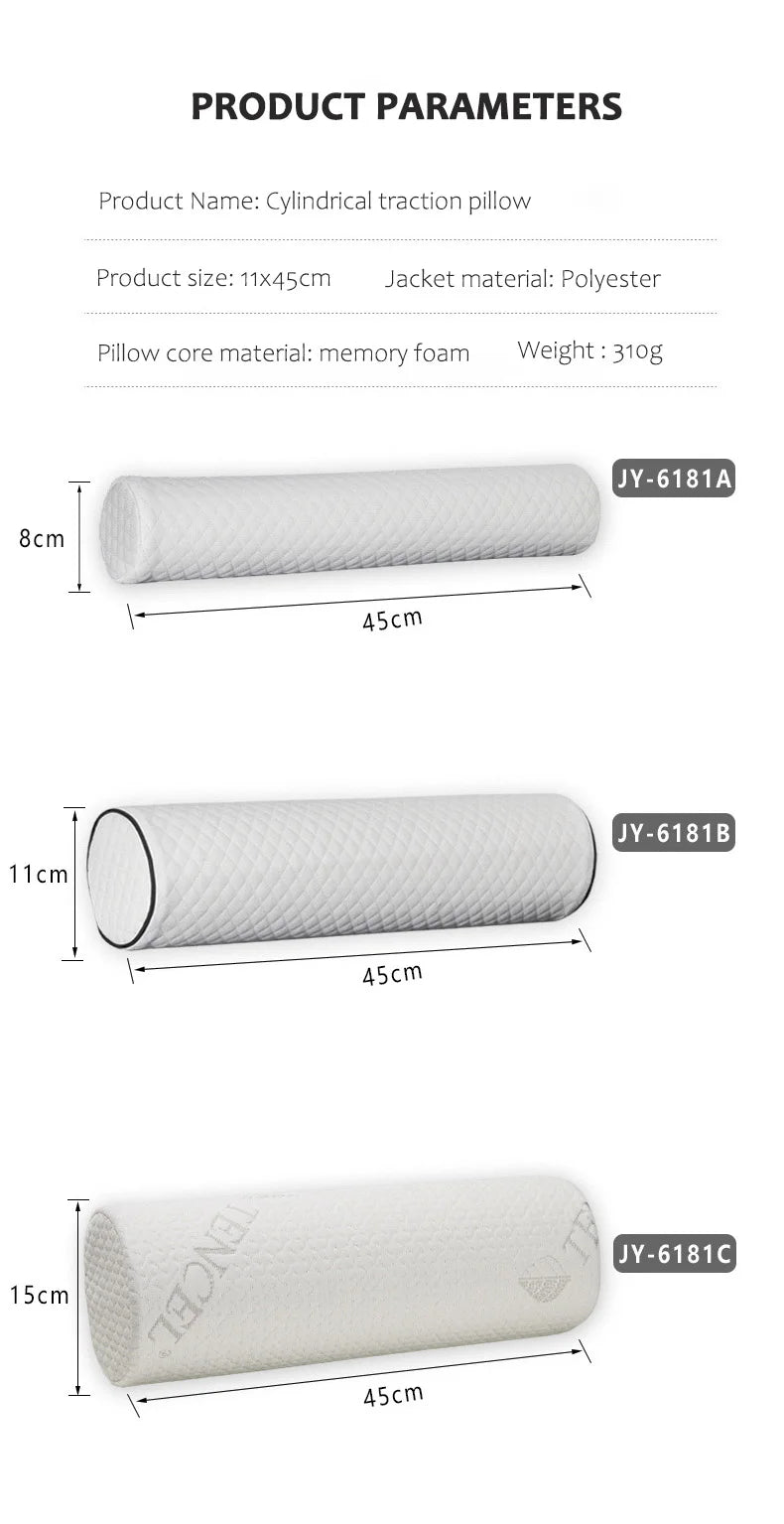 Memory Cotton Pillow Bedding Pillow Neck Protection Spine Lumbar Pillow Neck Maternity Pillow for Sleeping Orthopedic Pillows