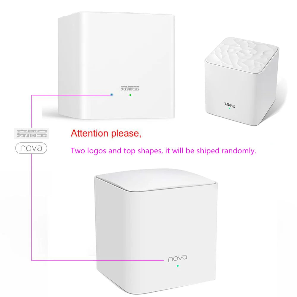Tenda Nova Mesh WiFi System (MW3)-Up to 3500 sq.ft. Whole Home Coverage WiFi Router and Extender Replacement AC1200 Mesh Router