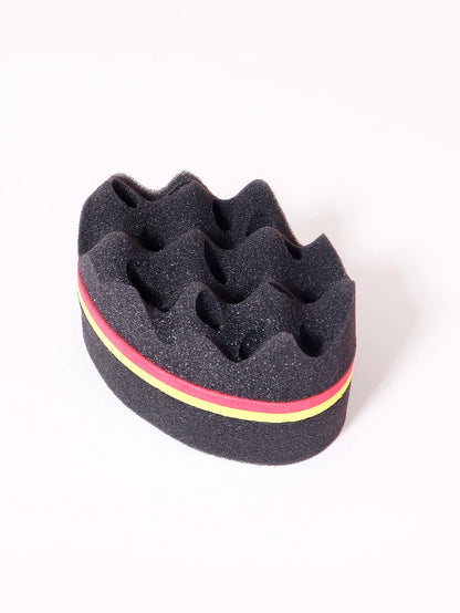 1pcs African curly hair care tool curly sponge, fashionable sponge brush, suitable for black people to perm curly hair