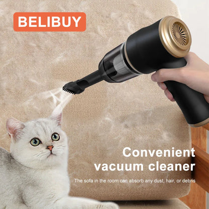 BELIBUY Wireless Car Vacuum Cleaner for Cleaning Bedroom Carpets Portable High Power Function Home Appliance Cleaning Machine