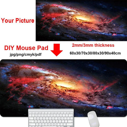 Mouse pad Large rubber keyboard mouse carpet anti-slip gamer mouse pad laptop HD PC carpet P-Pokemons Mousepad Kawaii
