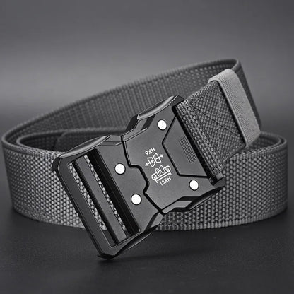 Men Belt Army Outdoor Hunting Tactical Multi Function Combat Survival High Quality Marine Corps Canvas For Nylon Male Luxury