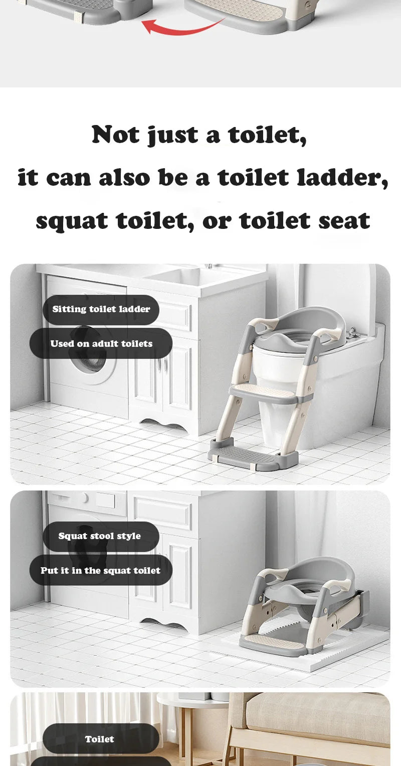 Newly Upgraded Baby Boy Portable Potty Child Potty Training Seat Baby Toilet Pot Step Stool Baby Potty Portable Child Urinal