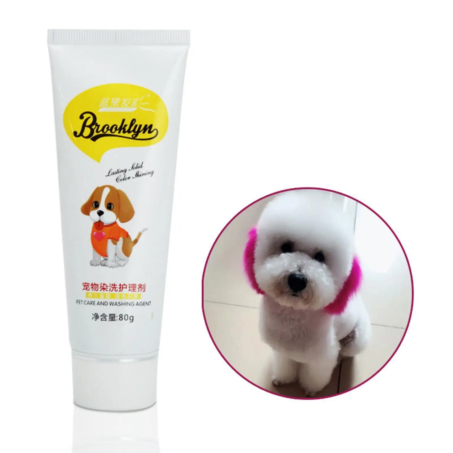 Dog Hair Dye Safely Grooming Lightweight Pet Care Professional Hair Dye Coloring