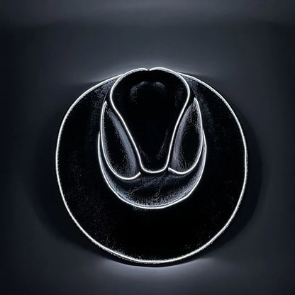 Men Women LED Disco Western Costume Play Dress Up Party And Cowboy Hat