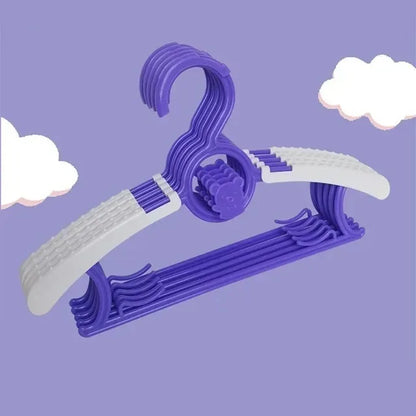 Non-slip Baby Clothes Hanger Adjustable Storage Hangers Plastic Multi-Functional Clothes Hanger, Clothing Store，Family