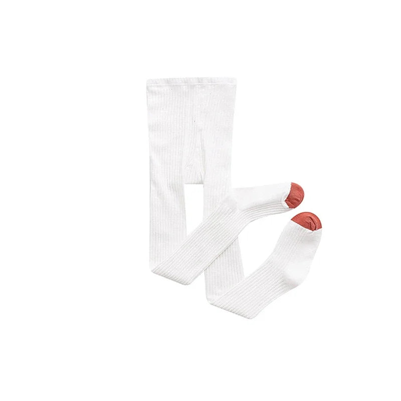 Girls Cotton Tights - Warm Winter Pantyhose for Kids Ages 1-8 Years | Premium Baby Stockings