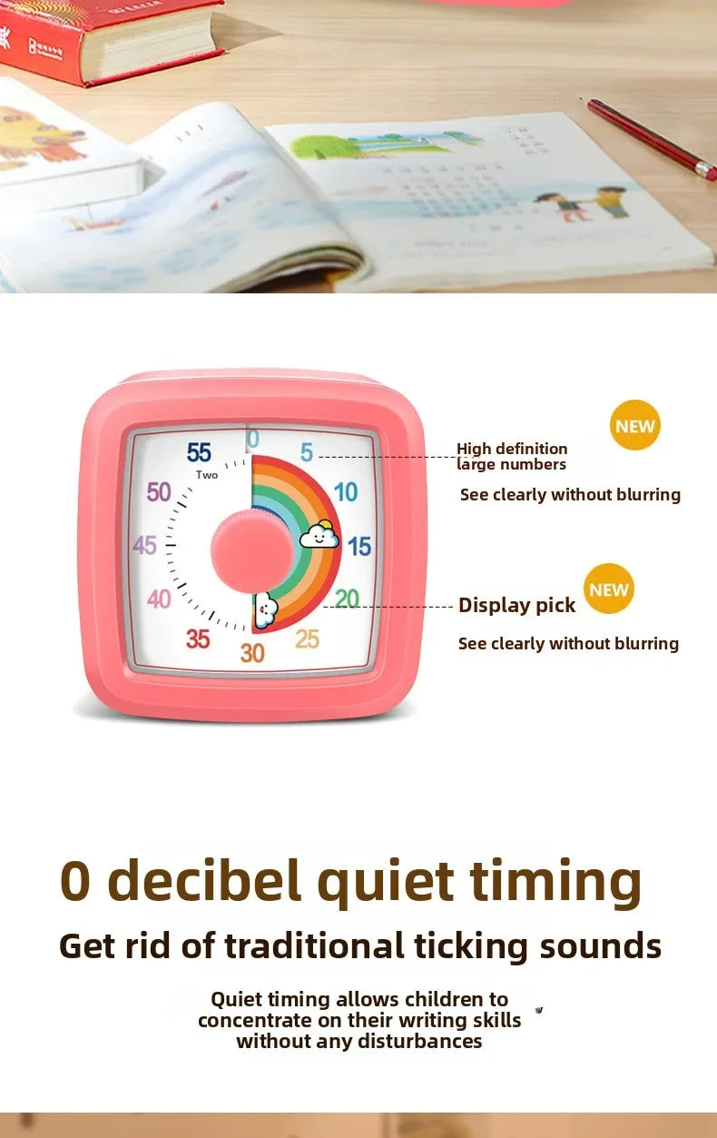 School Visual Timer Children Yunbaoit Visual Timer With Night Light Kitchen Accessories Stop Watch Digital Stopwatch Pomodoro