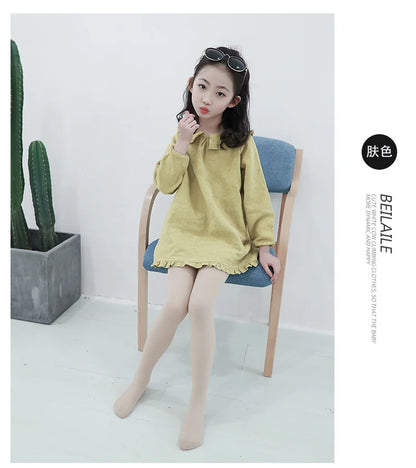 Kids Pantyhose Ballet Dance Tights For Girls Stocking Children Velvet White Pantyhose Girls Tights Professional Ballet Stockings