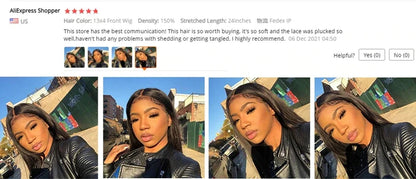 Smooth Straight 13x4 Lace Front Wigs Human Hair 13x6 Transparent Lace Frontal Wigs Human Hair PrePlucked 4x4 Lace Wigs For Women