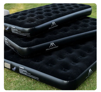 MOUNTAINHIKER 2025 Interior Air Mattress Glamping Mats PVC Inflatable Sleeping Mattress 1/3 Person Camping Bed Mat Built-in Pump