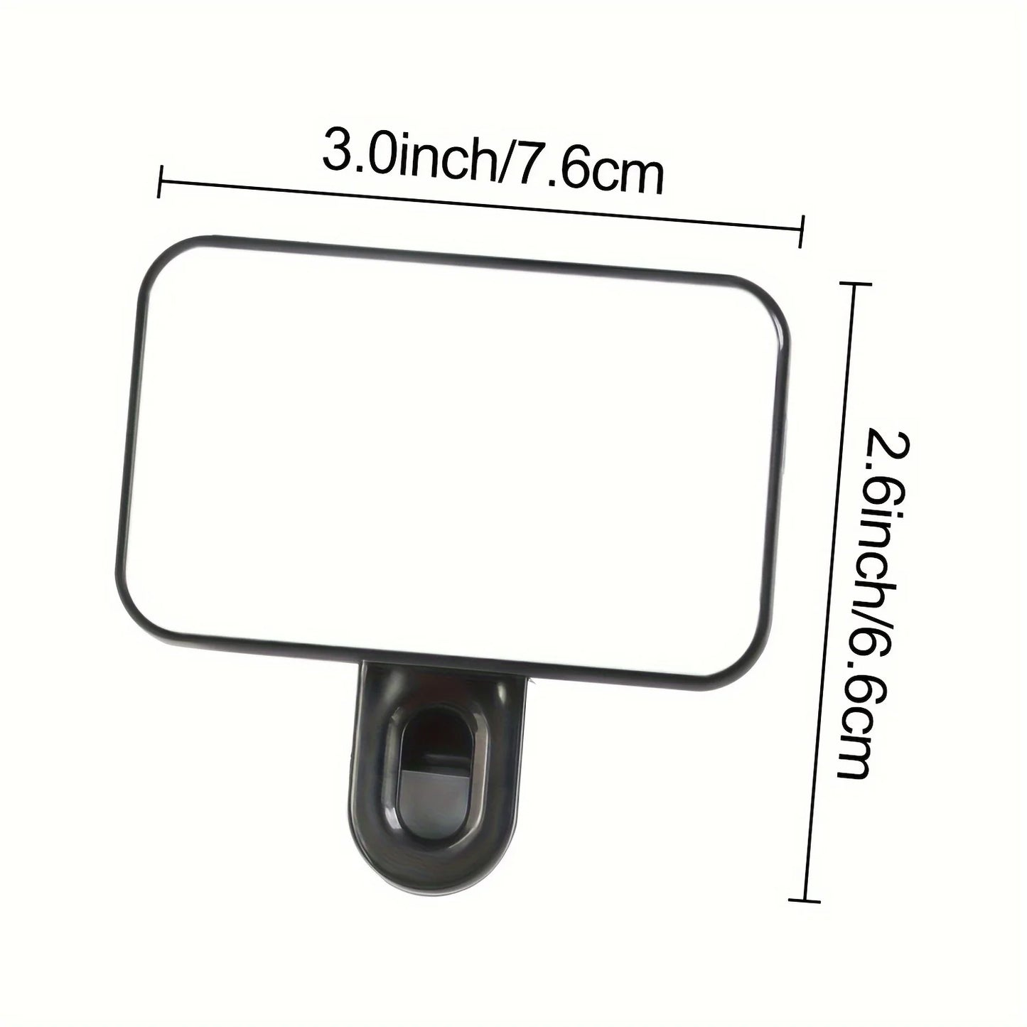 Selfie Fill Light – Mini Clip-on LED, Rechargeable, 3 Color Modes & Adjustable Brightness for Phones & Computers