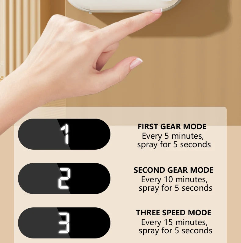 Aromatherapy Diffuser Automatic Scent Sprayer Home Bedroom Toilett Diffuser Spray Air Freshener Deodorizer Diffuser