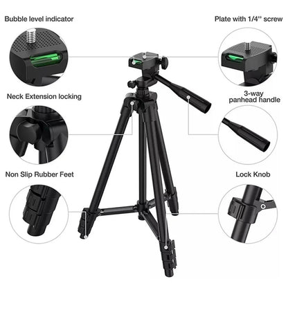 26cm Photo Ringlight Led Selfie Ring Light Phone Remote Control Lamp Photography Lighting With Tripod Stand Holder Youtube Video