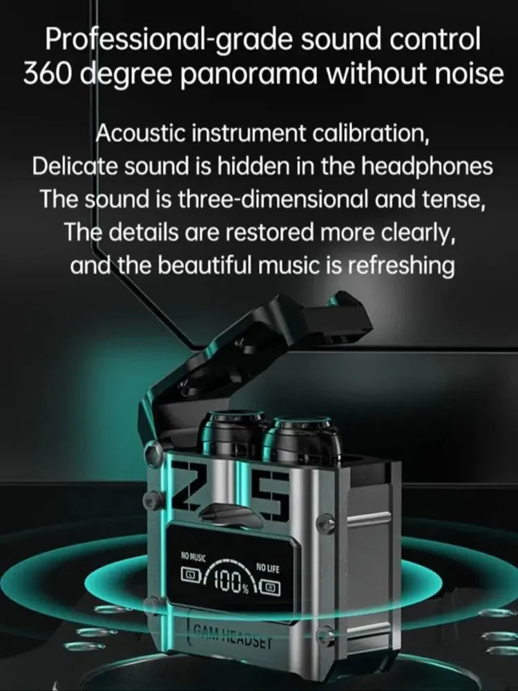 2024 New TWS Wireless Headphones Earphones Bluetooth M25 Touch Control Noise Reduction Stereo Earbuds Headsets for iphone