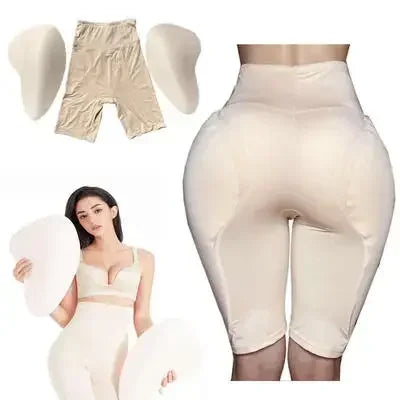 Sponge Padded Women Butt Hip Up Padded Enhancer Crossdresser Shorts High Waist Trainer Shaper Hip Pads Enhancer Booty Lifter