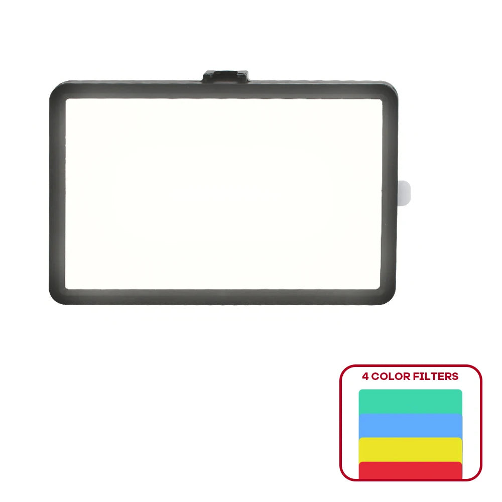 LED Fill Lamp Video Light Panel Bi-color 3200K-5600K 4 Color Dimmable Ambient Lamp Photography Lighting for Live Stream Tiktok
