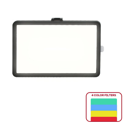 LED Fill Lamp Video Light Panel Bi-color 3200K-5600K 4 Color Dimmable Ambient Lamp Photography Lighting for Live Stream Tiktok